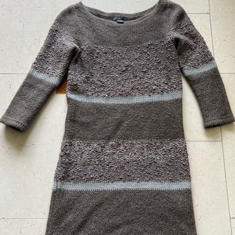 armani exchange knit dress